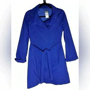Patagonia Larissa Trench Coat Blue Small